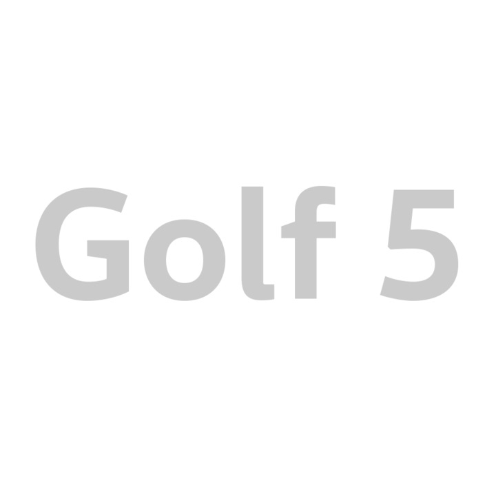 Set 2 stickere auto pentru praguri auto Golf 5, 40 cm, Alb