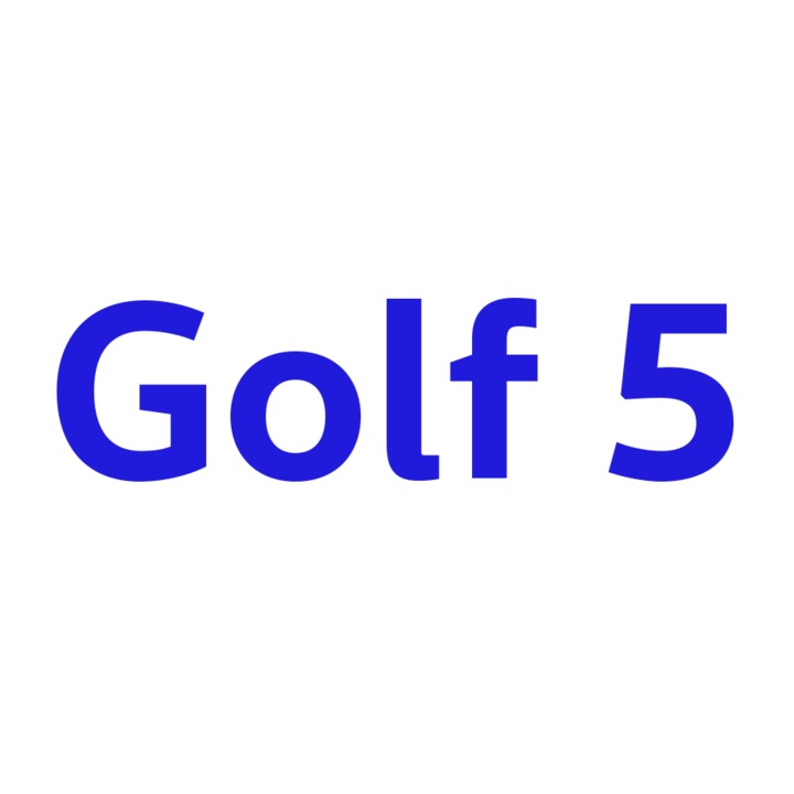 Set 2 stickere auto pentru praguri auto Golf 5, 40 cm, Albastru