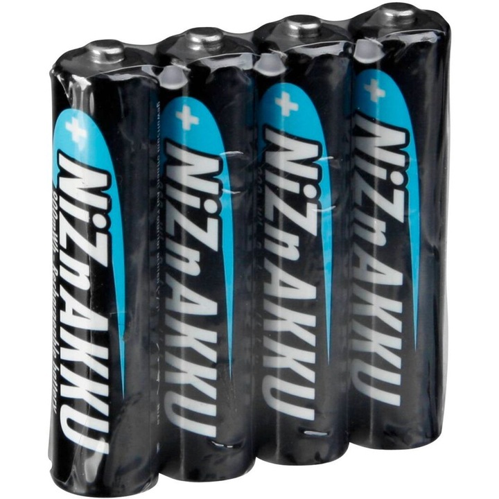 Комплект 4 акумулаторни батерии Aaa 1.6v nizn ansmann 550mah