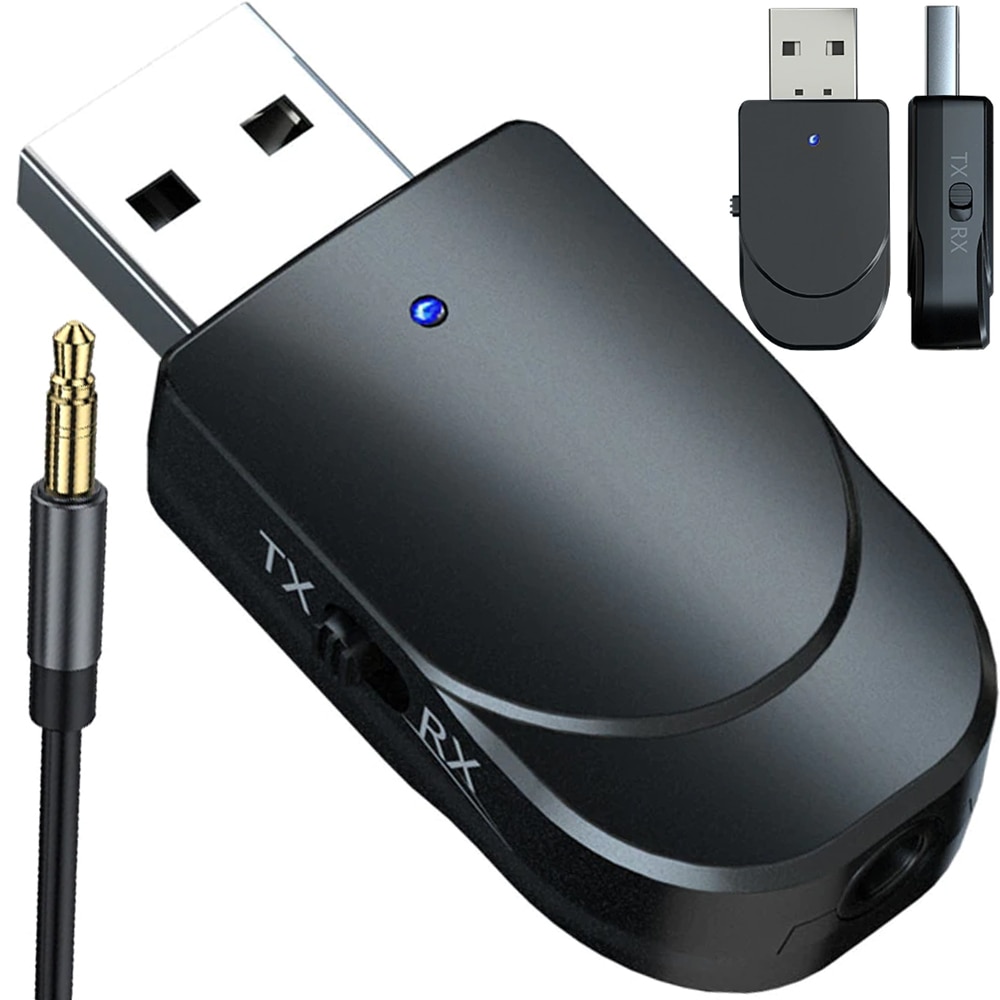 Адаптер за звуков приемник M063A, Bluetooth USB, MINIJACK AUX E297 ...