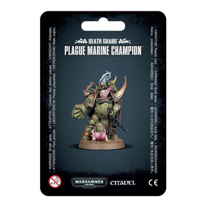 Plague Marine Warhammer 40000 figura, Játékműhely, Műanyag, +3 év, Többszínű