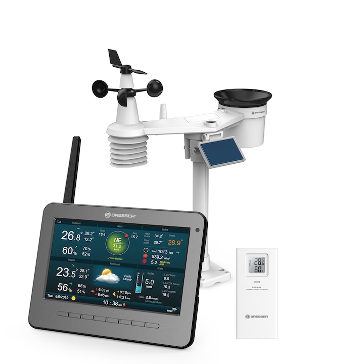 Statie meteo Bresser WIFI HD TFT Professional 7-in-1