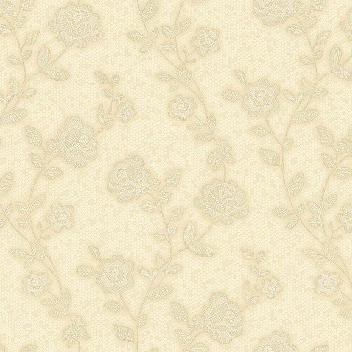 Tapet AdaWall Lux Signature 1010-2, superlavabil, model modern sir de trandafiri, bej, rola 1.06m x 10.05m= 10.6mp