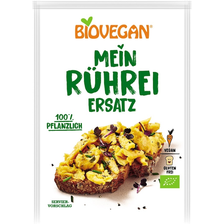 Inlocuitor vegan pentru oua batute bio, Biovegan, 50g