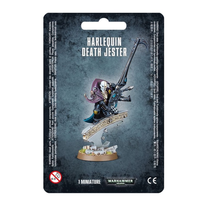 Death Jester Warhammer 40 000 figura, Játékműhely, +3 év, többszínű