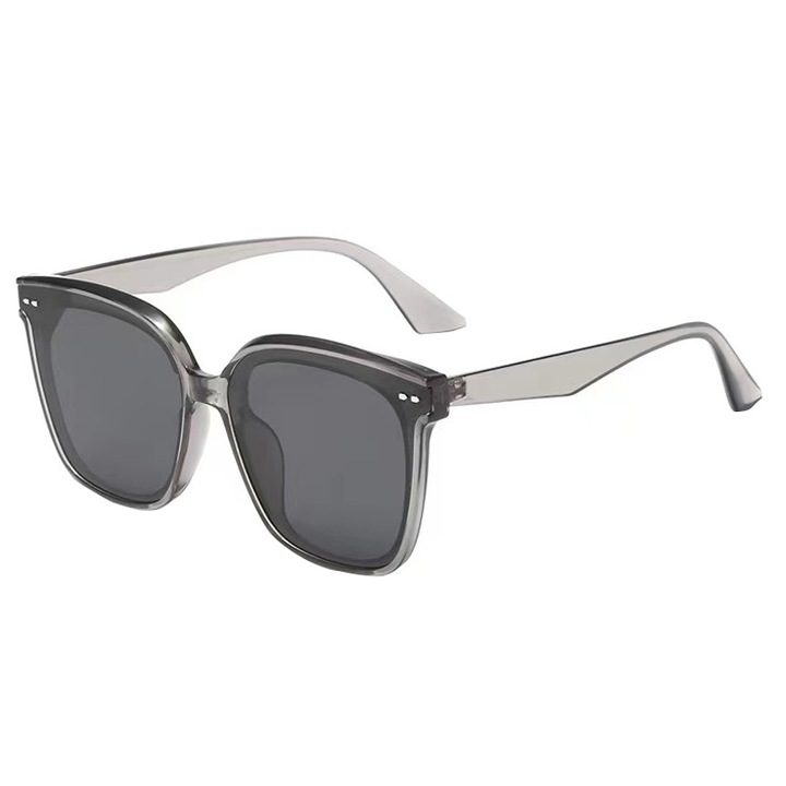 Ochelari de soare unisex, policarbonat/TAC, 148x59mm, alb/gri, potrivit pentru sporturi in aer liber, ciclism, potrivire de moda, petreceri, conducere, protectie solara, pescuit, calatorie