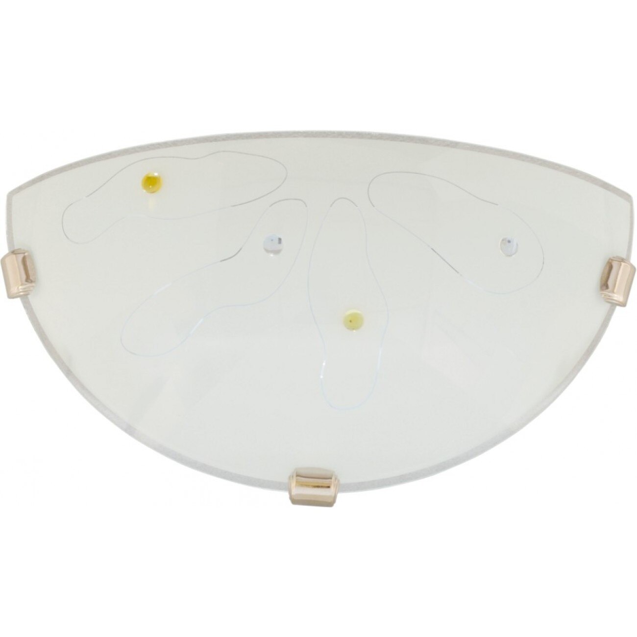 Aplica Bichon D300 2 KL 6010 Klausen,corp crom, abajur alb,1x40W, E27