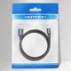 Vention CORBD kábel, fekete, 0,5 m, USB3.1 Type C dugasz USB 2.0 dugóhoz, 5A töltés