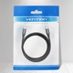 Vention COTBD kábel, fekete, 0,5 m, USB3.1 Type C dugasz – dugó, 5A gyorstöltés