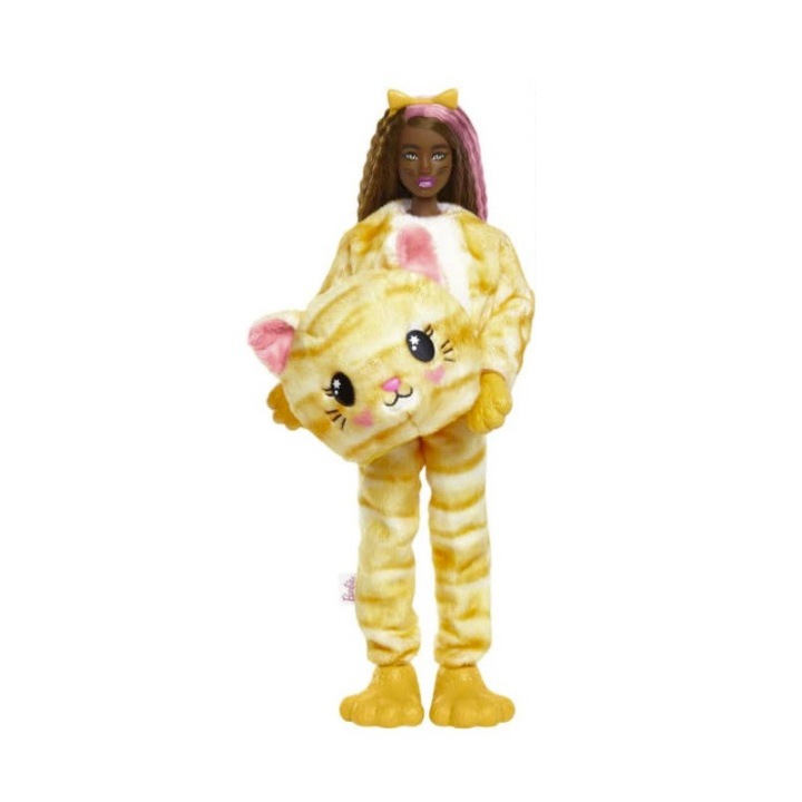 Papusa Barbie, Cutie Reveal Doll Kitten, 30 cm