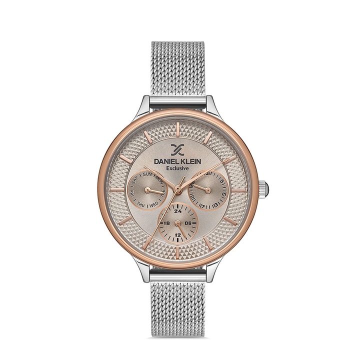 Ceas pentru dama Daniel Klein Exclusive DK.1.12990, Gri, Argintiu