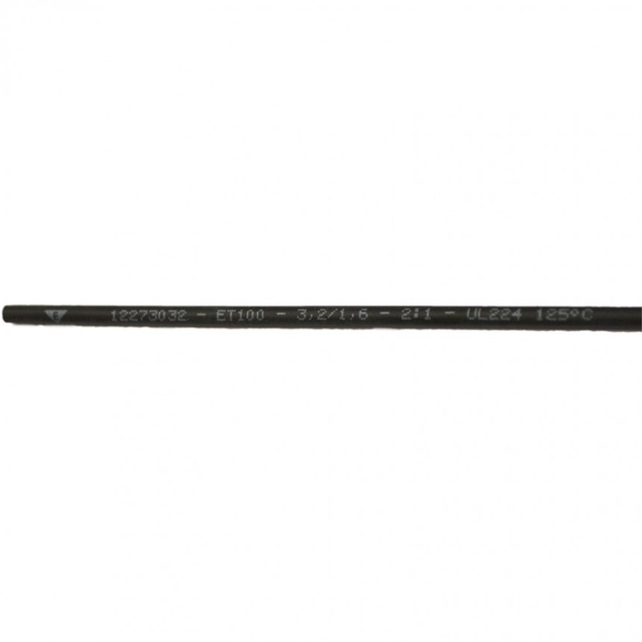 Tермосвиваем шлаух Elematic, 3.2/1.6mm, 1 мeтър, Черен