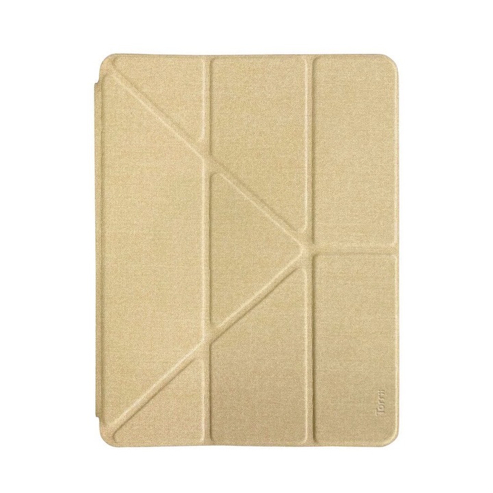 Carcasa si suport din poliuretan cu compartiment Apple Pencil pentru iPad mini 6 2021, Torrii Torero, maro