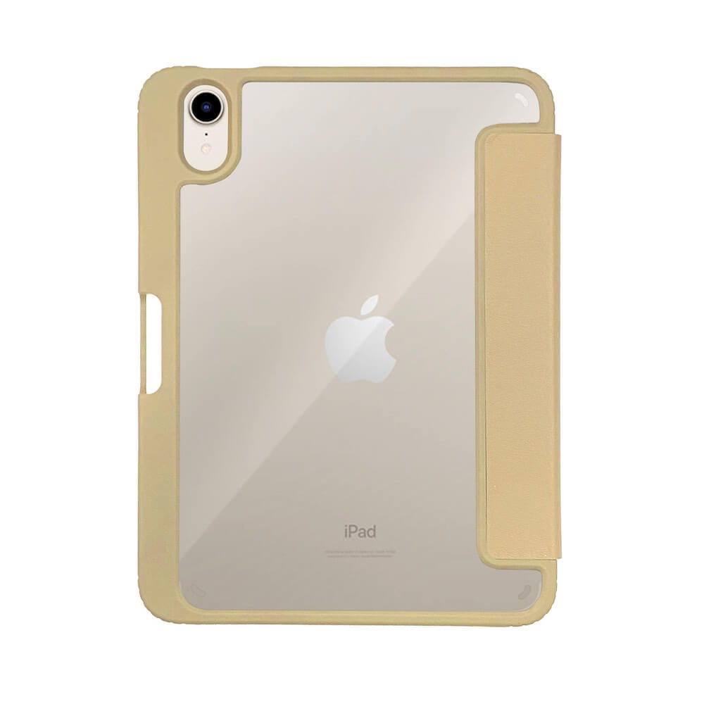 Carcasa si suport din poliuretan cu compartiment Apple Pencil pentru iPad mini 6 2021, Torrii Torero, maro