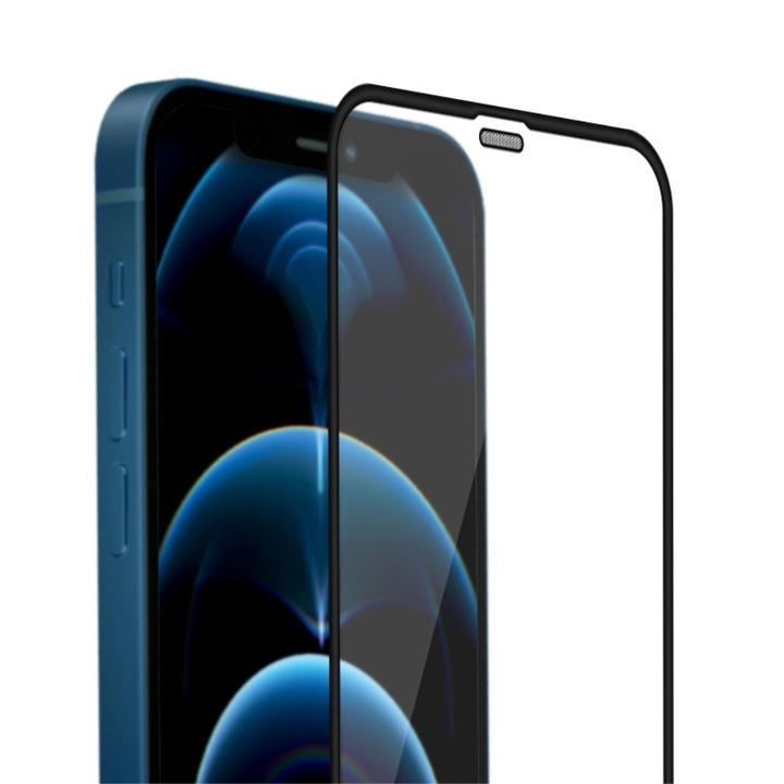 Southern Sky® ívelt üvegfólia Oppo Find X5 Pro Ful Glue fekete
