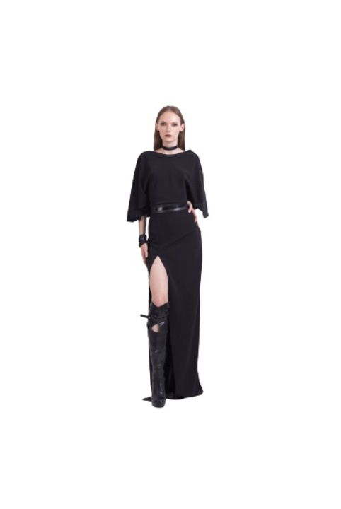 Rochie SAHAR, A&S NEGULESCU, Negru, Poliester