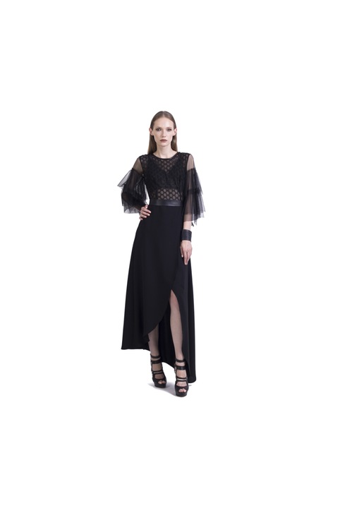 Rochie CHLOE, A&S NEGULESCU, Negru, Poliester
