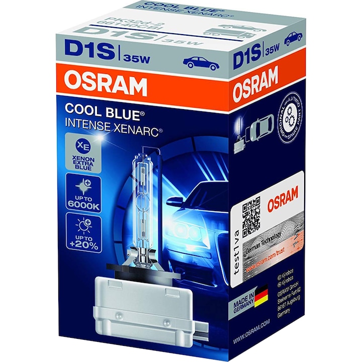 Osram D1S Cool Blue Intense Xenon izzó, 35W, 1 db.
