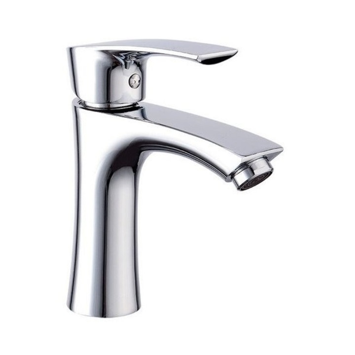 Silla S-1075 Premium Mosdó csaptelep, mosdókagylóhoz szerelhető, sárgaréz, Krom