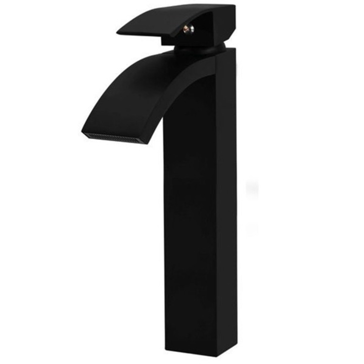 Baterie lavoar, BR1777, racord 3/8, Otel inoxidabil, Negru