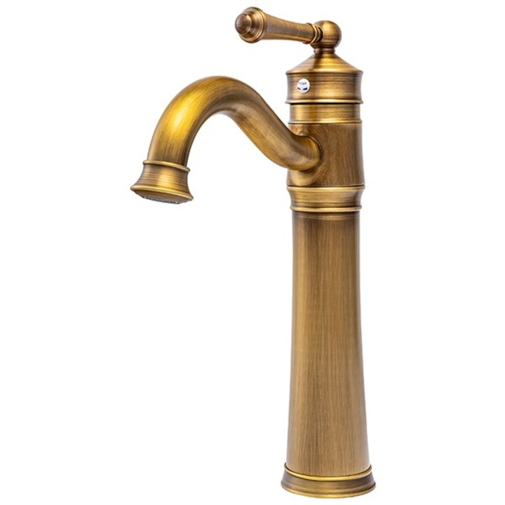 Mosdó csaptelep, BR2209, 1/2 csatlakozás, Rozsdamentes acél, Arany