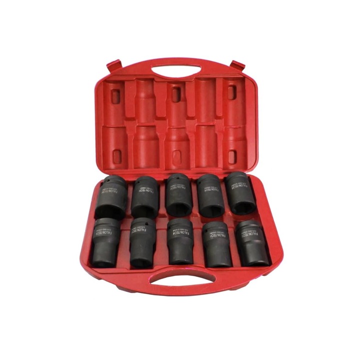 Set tubulare de impact, 10 elemente, 17-41 mm, Falon-Tech FT1088