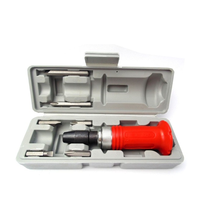 Surubelnita de impact, prindere 1/2, 6 biti, Falon-Tech FT1206