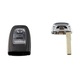 Kulcstok, Remote Smart Key, kompatibilis: Audi A4 A5 A6 Q5 Q7 S4 S6 S5, elemtartó nélkül