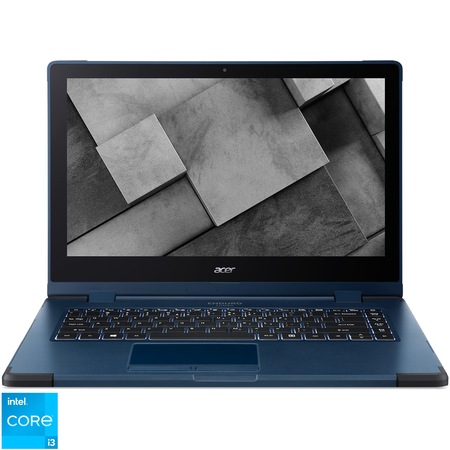 Laptop Acer Enduro Urban N3 MIL-STD 810H EUN314A-51W cu procesor Intel® Core™ i3-1115G4, 14",Full HD, 8GB, 256GB SSD, Intel® UHD Graphics, No OS, Blue