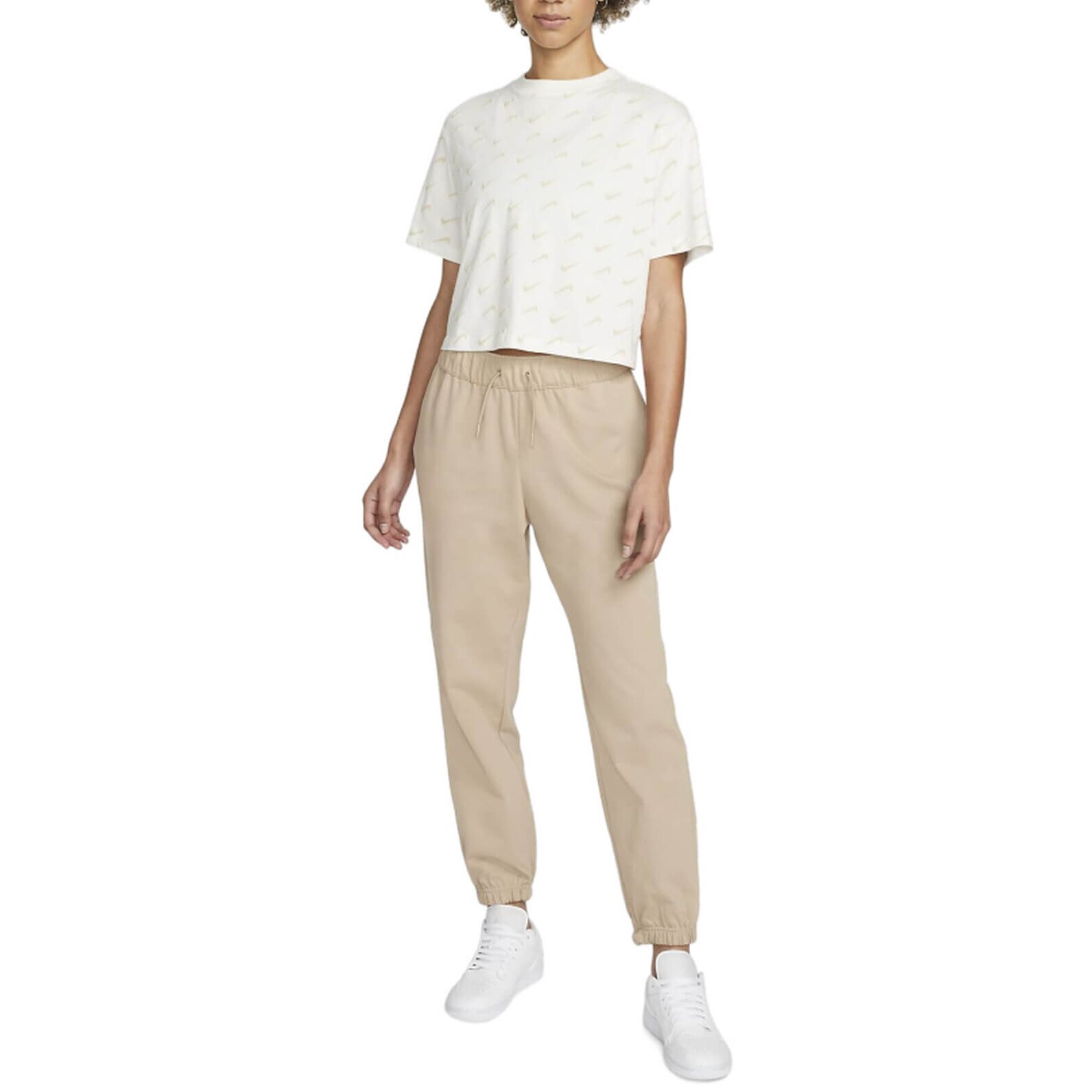 Pantaloni NIKE Easy Joggers, DM6419200 Bej XS INTL eMAG.ro