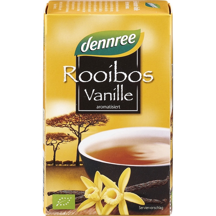 Rooibos tea bio vaníliával, Dennree, 30g