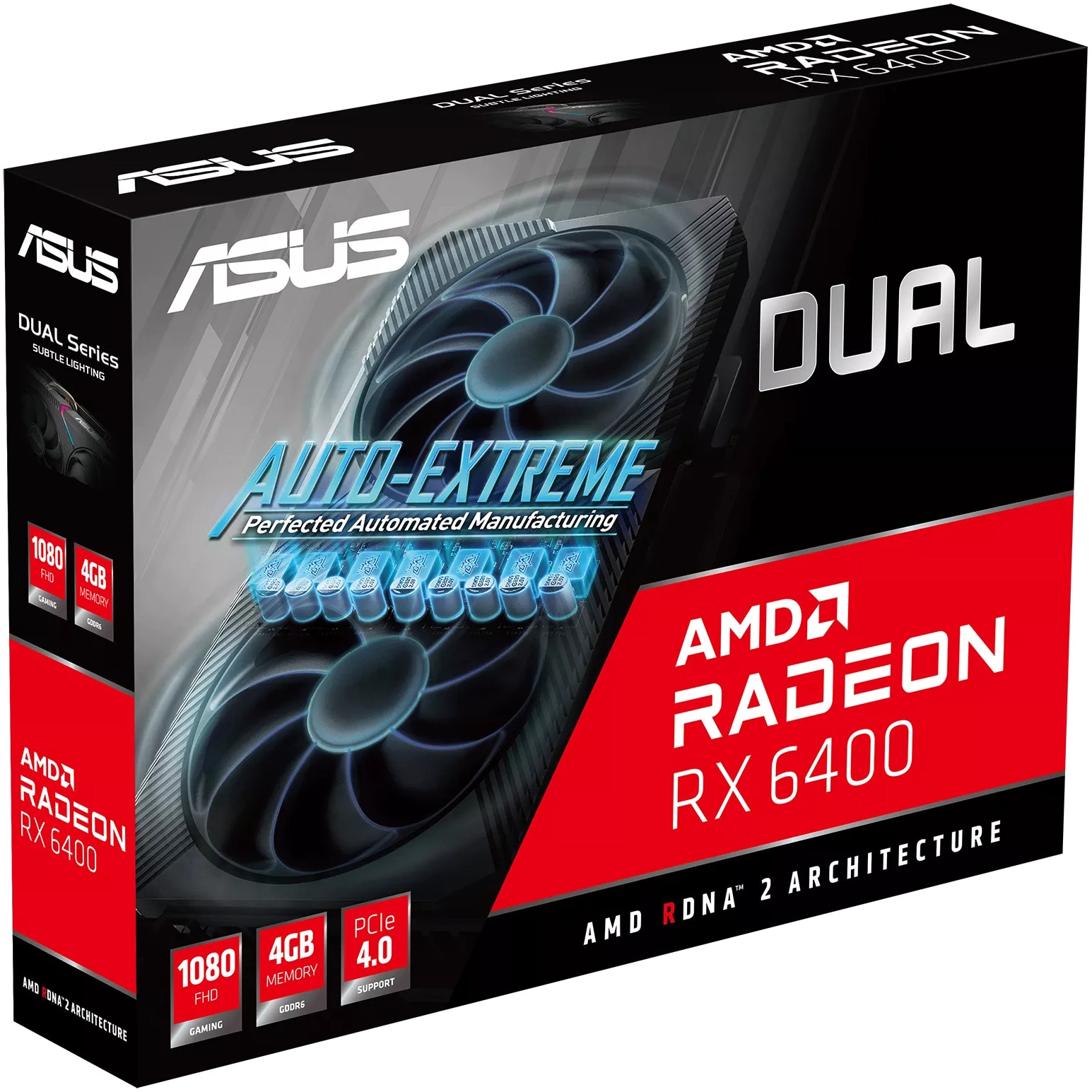 Видео карта ASUS Dual Radeon™ RX 6400, 4GB GDDR6, 64-bit - eMAG.bg