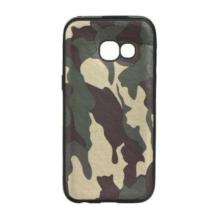 Husa Compatibil cu Telefon, Army, Silicon TPU, Compatibila cu Samsung Galaxy A3 2017, Multicolor