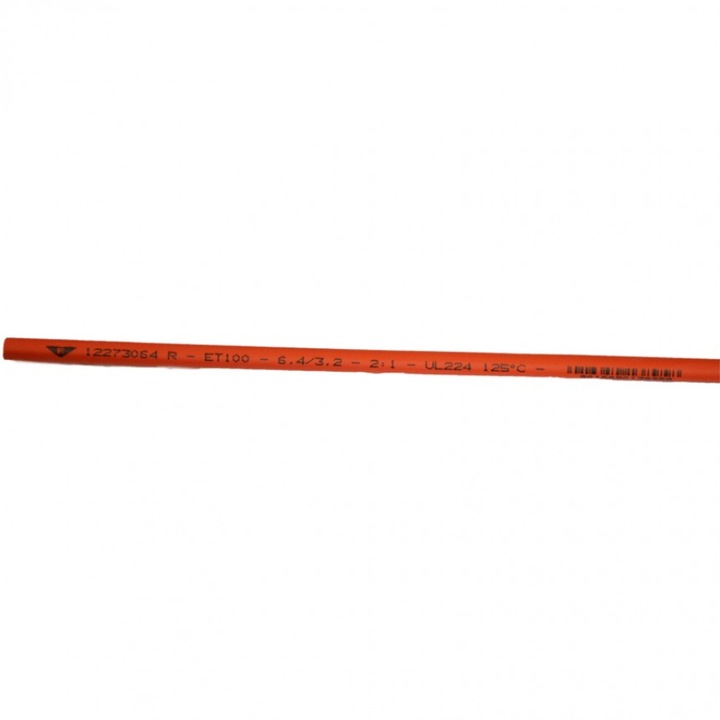 Tермосвиваем шлаух Elematic, 6.4/3.2mm, 1 мeтър, Червен