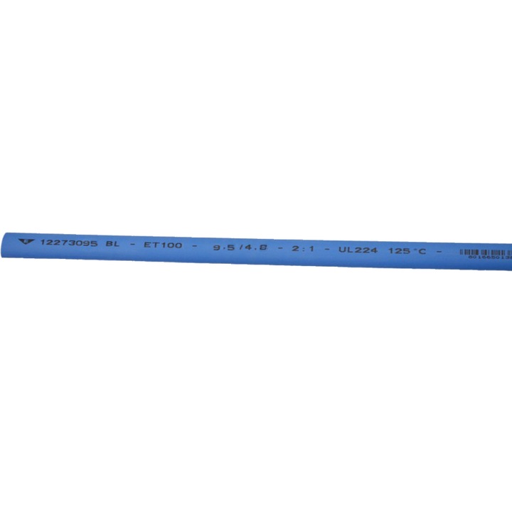 Tермосвиваем шлаух Elematic, 9.5/4.8mm, 1 мeтър, Син