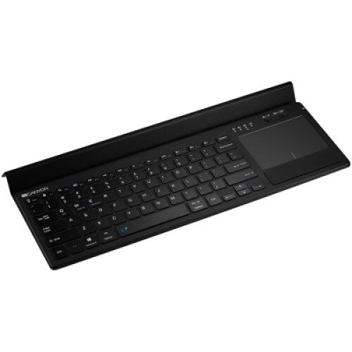 Клавиатура Canyon CND-HBTK7, Безжична и USB, Черна, С вграден тъчпад и ...