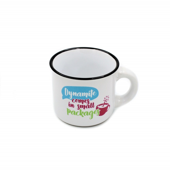 Чаша за еспресо Dymanite се предлага в малки опаковки от 80 мл