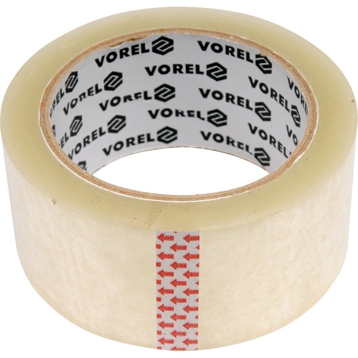 Акрилно тиксо, Vorel, 48 mm x 66 m, прозрачно