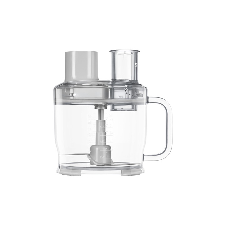 Accesoriu robot de bucatarie multifunctional Smeg HBFP01, pentru blender de mana , recipient transparent, 700 W, 1.5 l