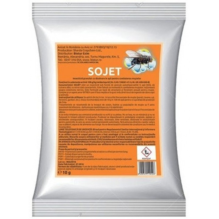 Insecticid Sojet muste, 10 gr