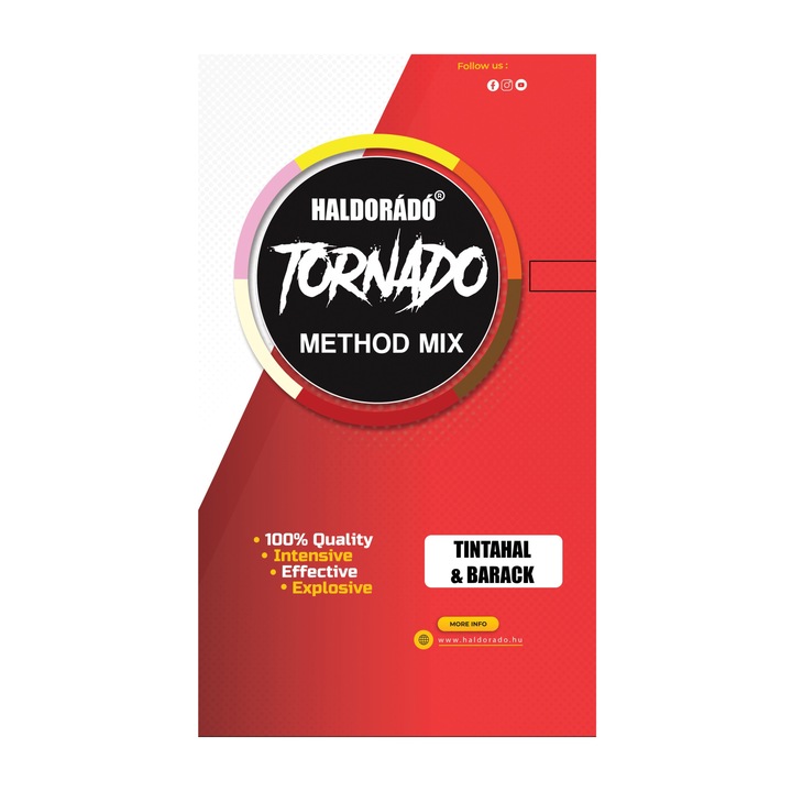 Nada, Haldorado, Tornado Method Mix - Squid si Piersica 500g