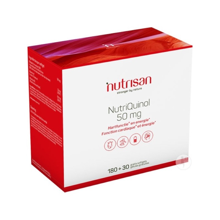 Supliment alimentar Nutrisan Nutriquinol 50mg, 180+30 Capsule gratis