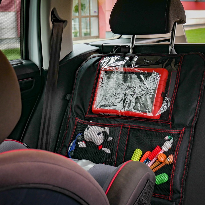 Защитно покритие за детско столче за кола с джоб за таблет