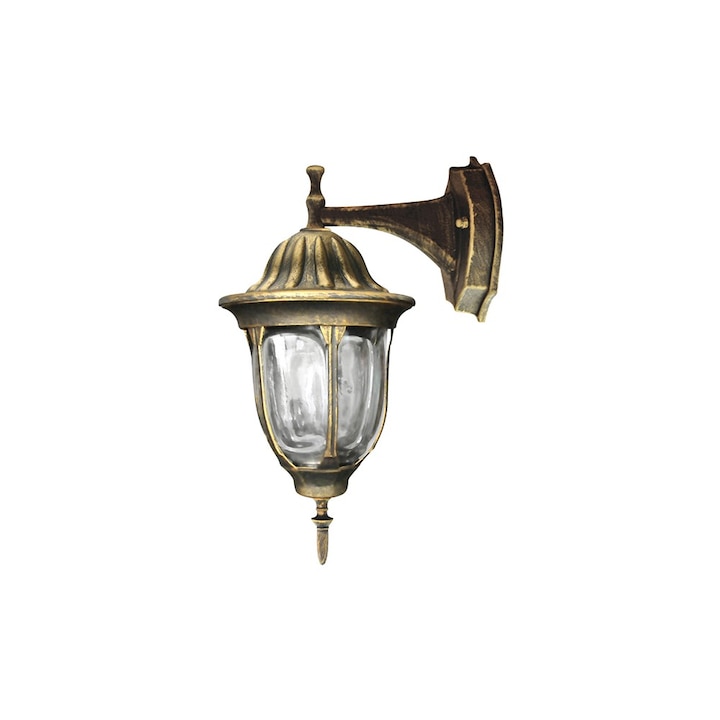 Фенер, Външен стенен, винтидж стил 16,5 x 20 x 37 см