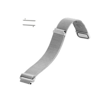 Curea metalica argintie Slim cu prindere pe baza de magnet compatibila cu Huawei Watch W1+doua telescoape Quick Release incluse in pachet,latime prindere 18mm Curea metalica argintie Slim cu prindere pe baza de magnet compatibila cu Huawei Watch W1+doua telescoape Quick Release incluse in pachet,latime prindere 18mm