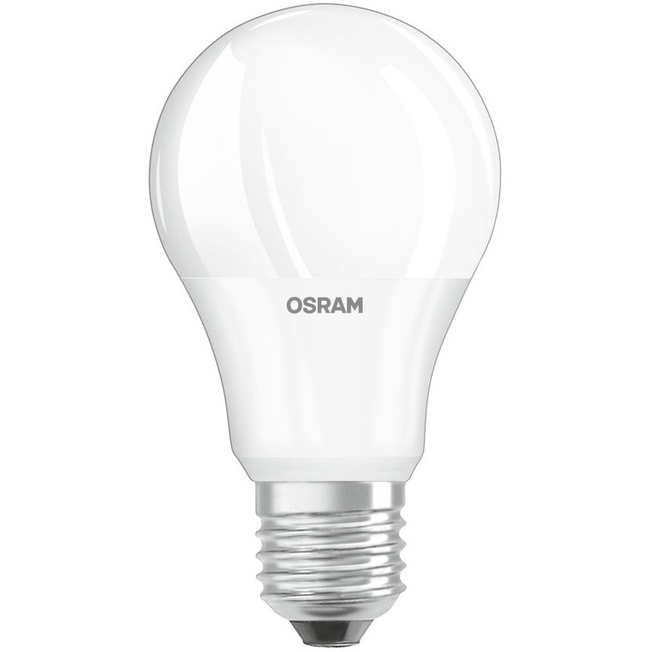 Osram LED Izzó, E27, 10W (75W), 1055 lumen, A +, meleg fény (2700K)