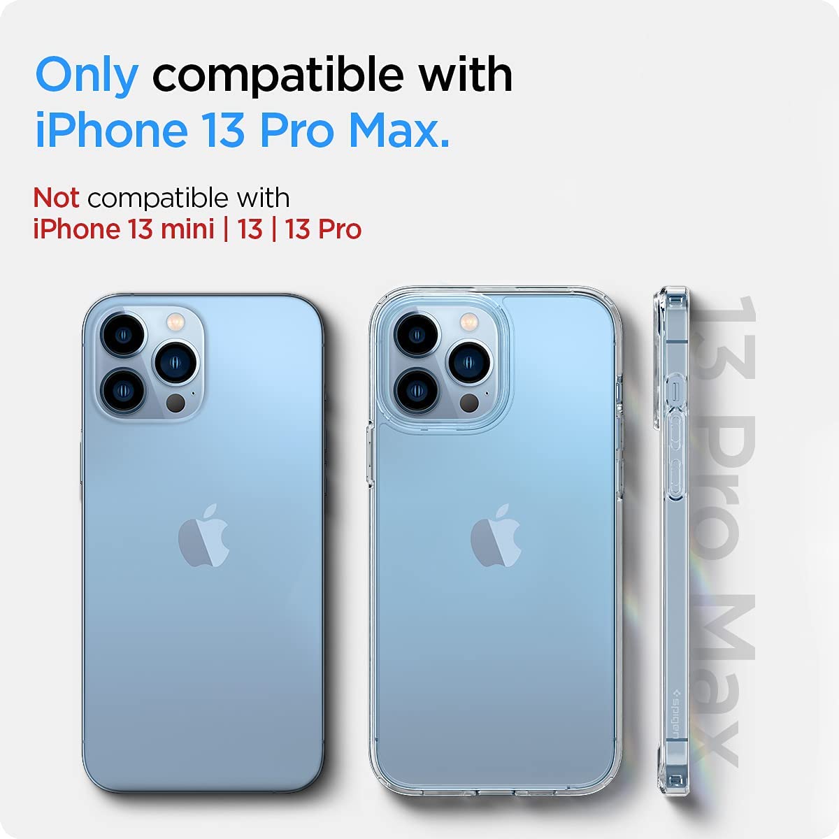 Husa telefon, TPU, Compatibila cu iPhone 13 Pro Max, Transparent