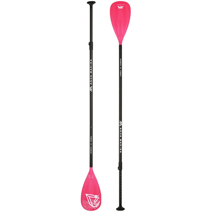 Alumínium állítható lapát iSup Aqua Marina Sports III Coralhoz, 175-220 cm, 1020 g