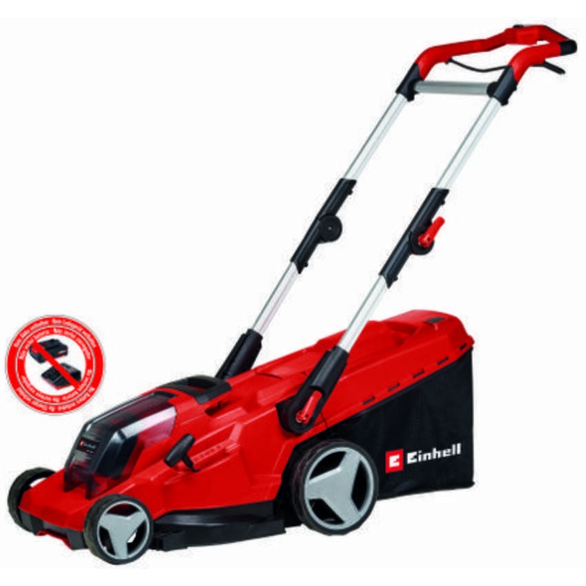Masina de tuns gazon/iarba pe acumulator Einhell Professional GP-CM 36/41 Li-Solo Power X-Change, 36 V, latime de taiere 41 cm, pana la 500 mp, motor fara perii, inaltime de taiere 25-75 mm,sac colector 50 L, fara acumulator si incarcator