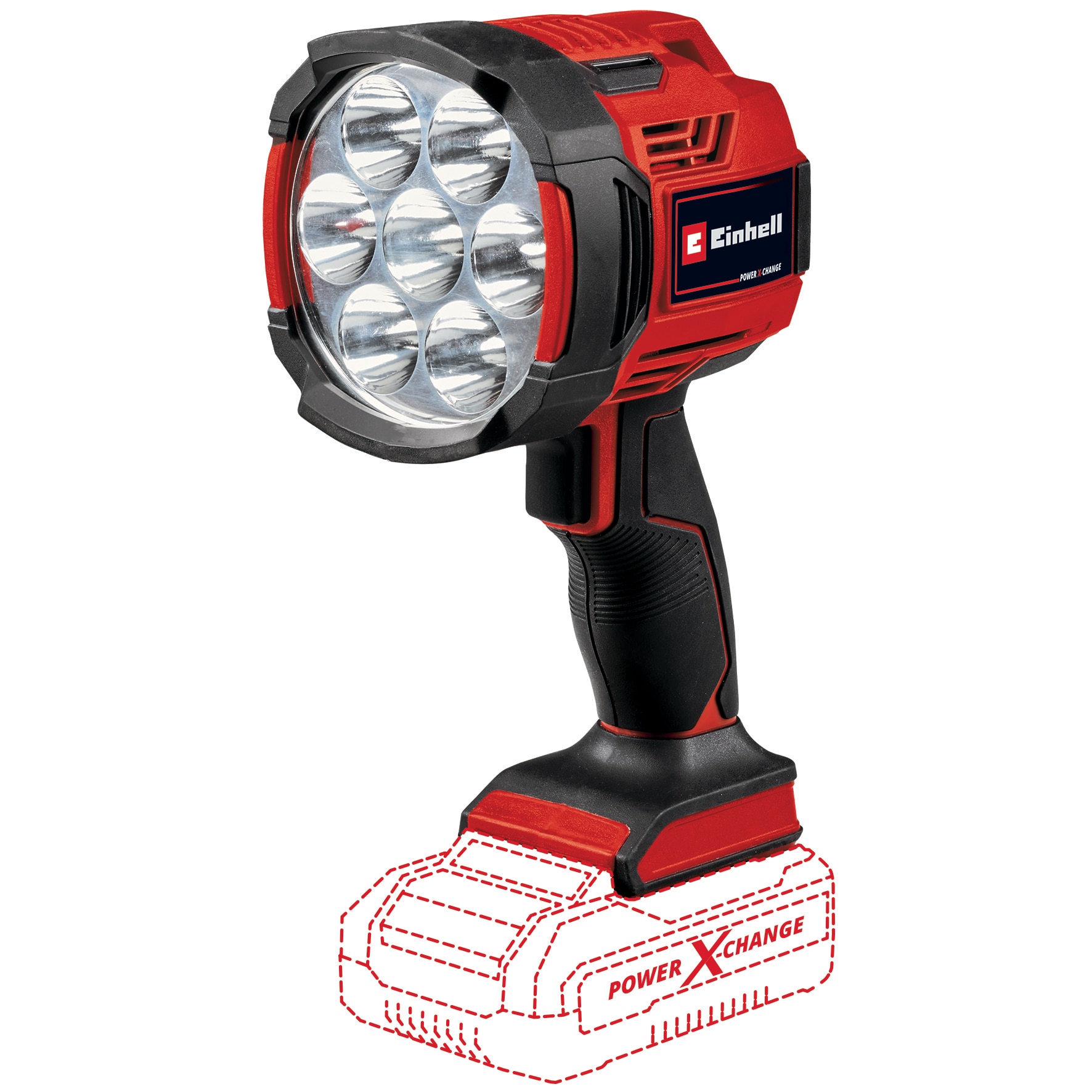 Lanterna LED pe acumulator Einhell Power-X-Change TE-CL 18/2500